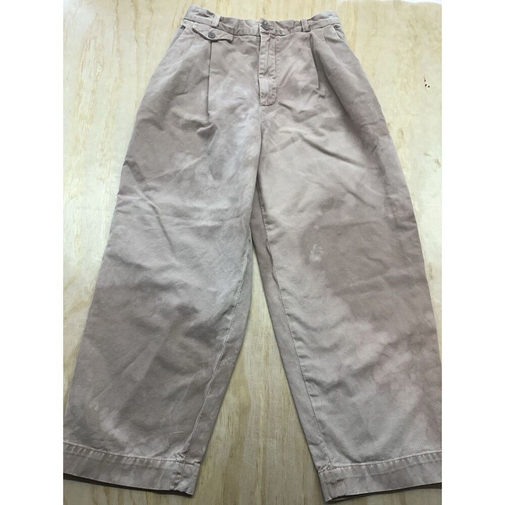 AGOLDE Becker Chino Spider Lily Trousers‎ Size 27 Bleach Wash